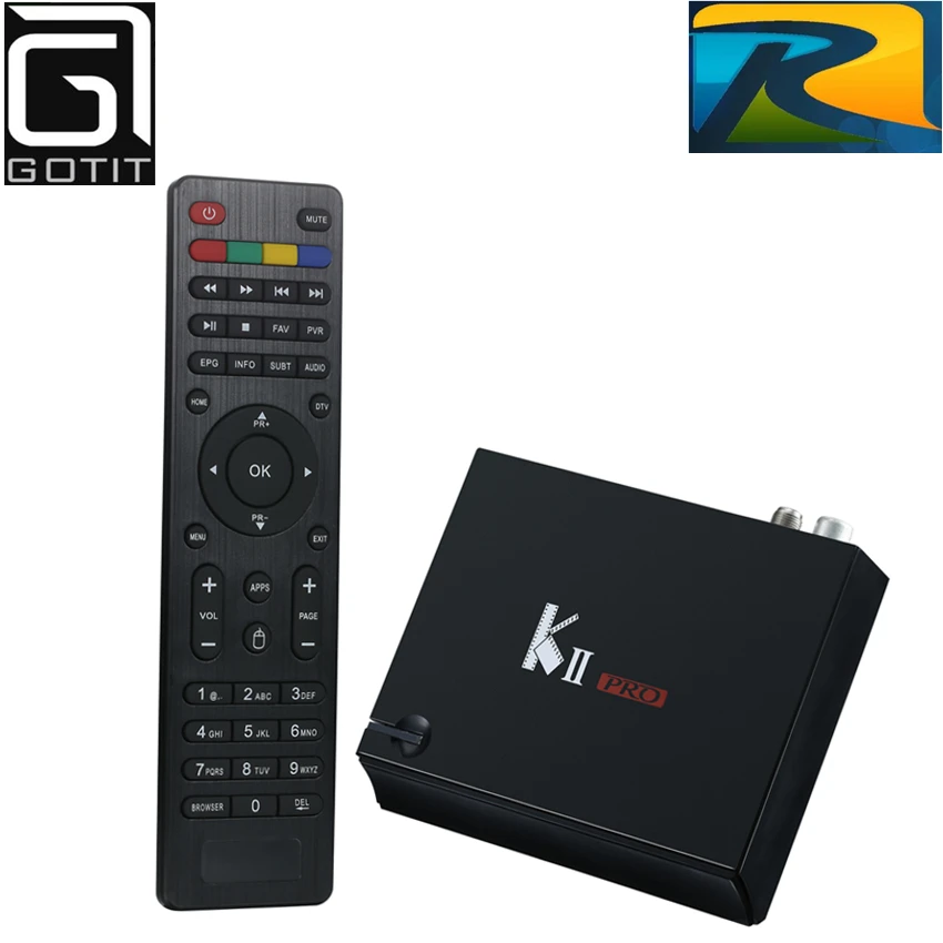 Best Europe Royal IPTV with K2PRO S905 4K Android DVB S2 T2 combo Receptor Arabic French Turkey IPTV Smart Android Set top Box