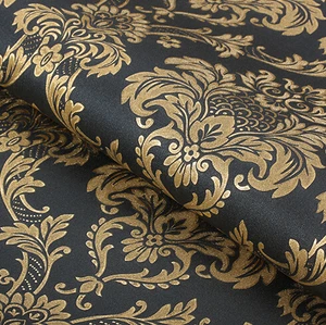 European-style Luxury Gold 3D Wallpaper Classic Damascus 3D Wall Mural Wall Paper Living Room Bedroom Hallway Wallpaper Roll