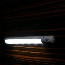 Обновление Авто сенсор свет AA батарея питание led ночное аварийное освещение лампа для шкаф для прихожей дампа в ванную освещение в помещении