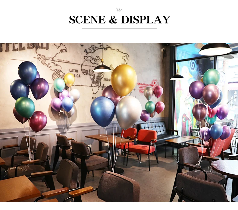 metallic balloon detail 4