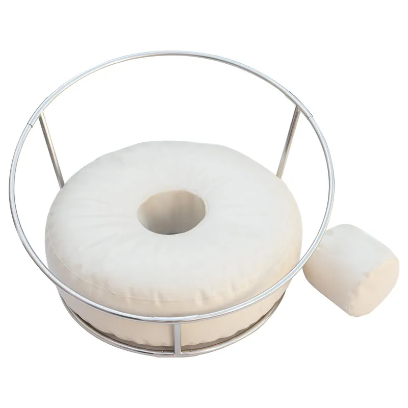 Accessoires de photographie pour nouveau-né | Cadre de pose, ensemble d'accessoires de Studio, oreiller + nid, étagère ronde, accessoire Photo pour nouveau-né
