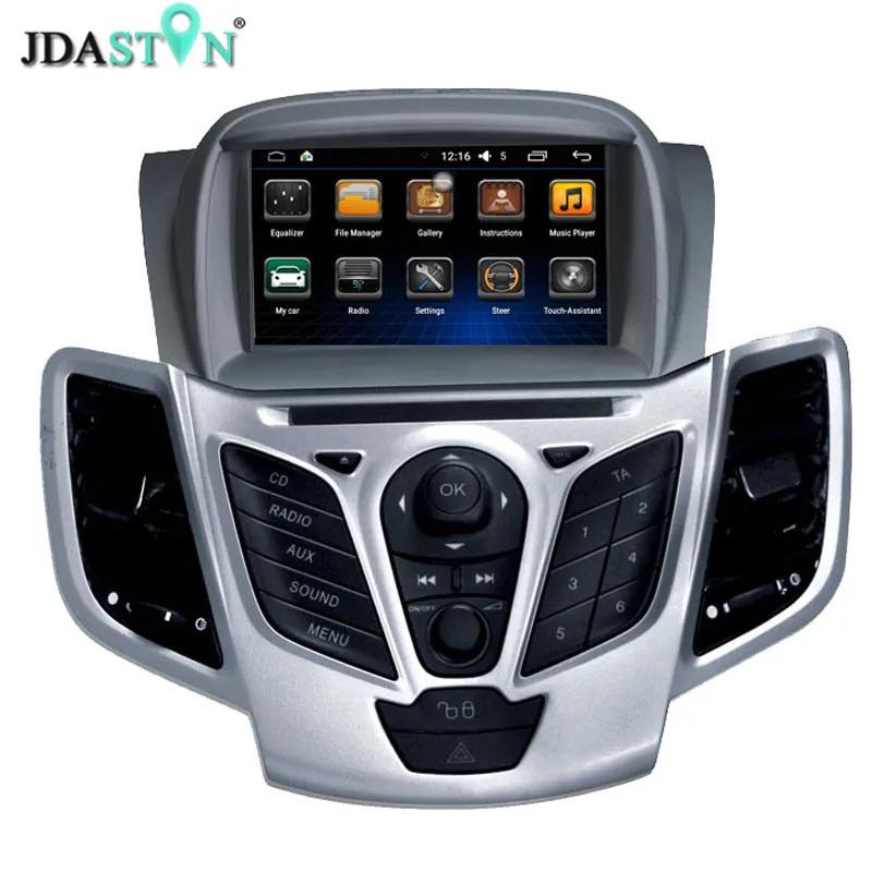 JDASTON Android 6.0 2 Din Car Radio For Ford Fiesta 2008 2009 2010 2011
