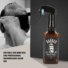 Подлинный 500 мл пластиковый спрей для укладки волос бутылка уникальный распылитель воды Лейка с хорошо герметичной насадкой салон парикмахерский инструмент для волос