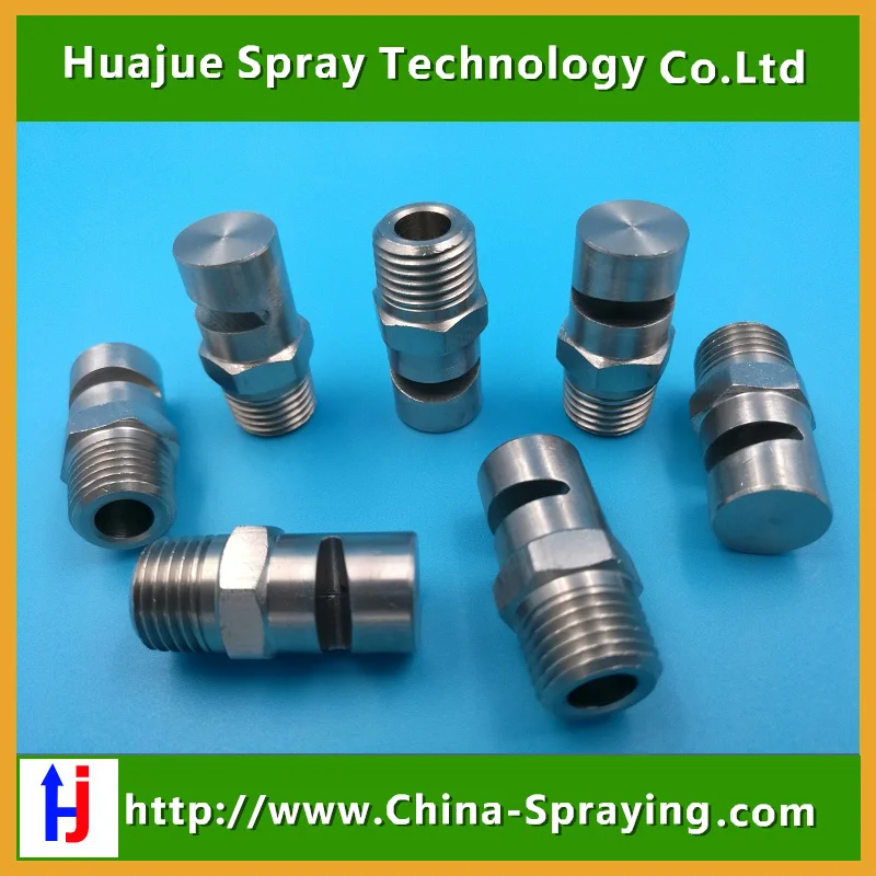 Factory price stainless steel 304, wide angle flat fan nozzle,v jet spray nozzle,washing nozzle