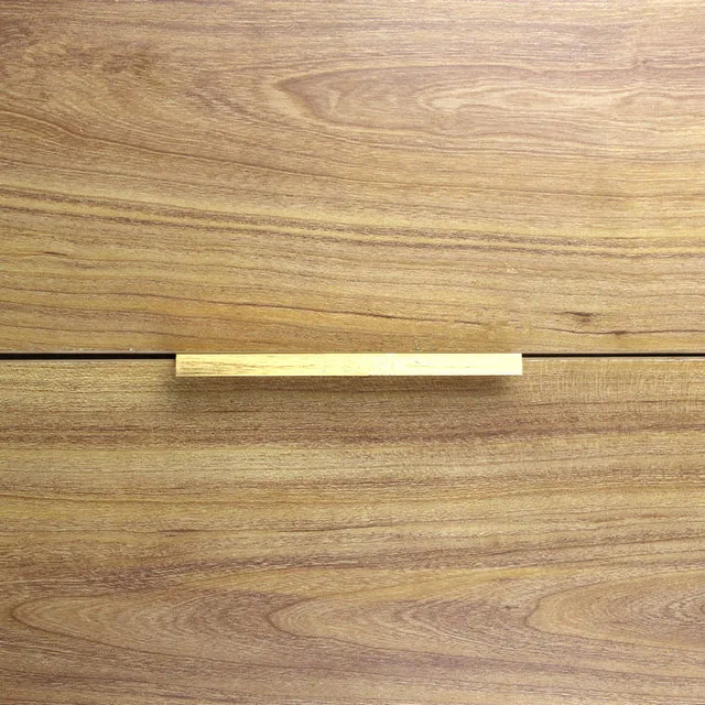 Buy 10Pcs Modern simple door edge handle wardrobe drawer brushed gold