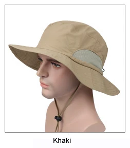 Широкая шляпа для рыбалки для мужчин и женщин, рыбацкая шляпа, хлопковая уличная летняя Защита от солнца УФ-Кепка, противомоскитная шляпа, маска для лица, AC - Цвет: Хаки