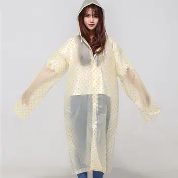

Hot Selling Durable Raincoat Portable Rain Cape Poncho with Hat Hood for Women Men Outdoor Travel