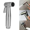 Premium Bathroom Pressure Small Shattaf Sprayer Washing Small Shower Head Flusher Flushing Clean Bidets Stainless Steel 0714-1 2
