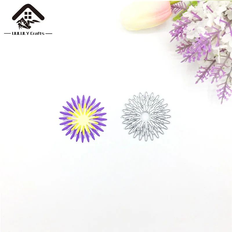 

2019 New Sun Flower 4pcs Metal Cutting Dies For Scrapbooking DIY Craft Paper Card Making Decor Embossing Die Cuts UULULY Crafts
