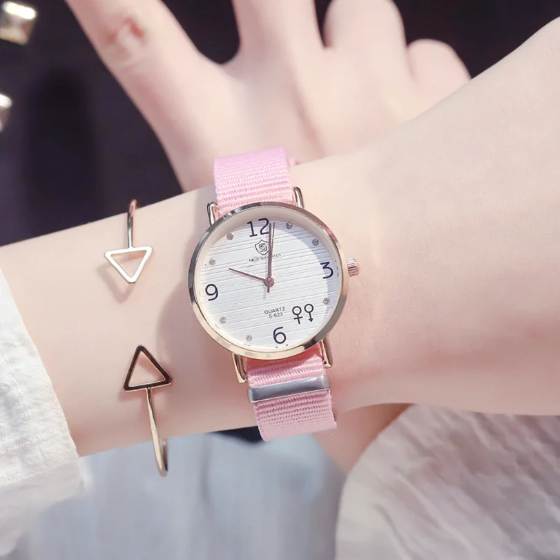 

Unique Creative Fashion Casual Women's Quartz Watches Lovely Ultra Thin Female Wristwatch Simple Ladies Student Leisure Watch