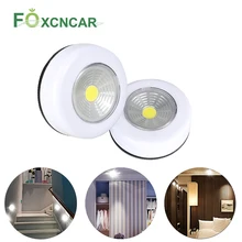 Портативный беспроводные под светодиодный шкаф светильник s Touch Управление AAA Батарея приведенный в действие светодиодный ночной светильник сенсорный выключатель Schrankbeleuchtung