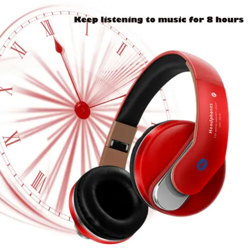 Men Wireless Bluetooth Headphone USB Rechargeable Hi Fi Super Bass Stereo Foldable Music Headset earphone Women