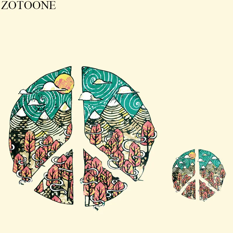 

ZOTOONE Iron-on Transfers Patches For Clothing Applique DIY 1Pcs Heat Transfers For Clothes Badges Stickers Embroidery Pvc Patch