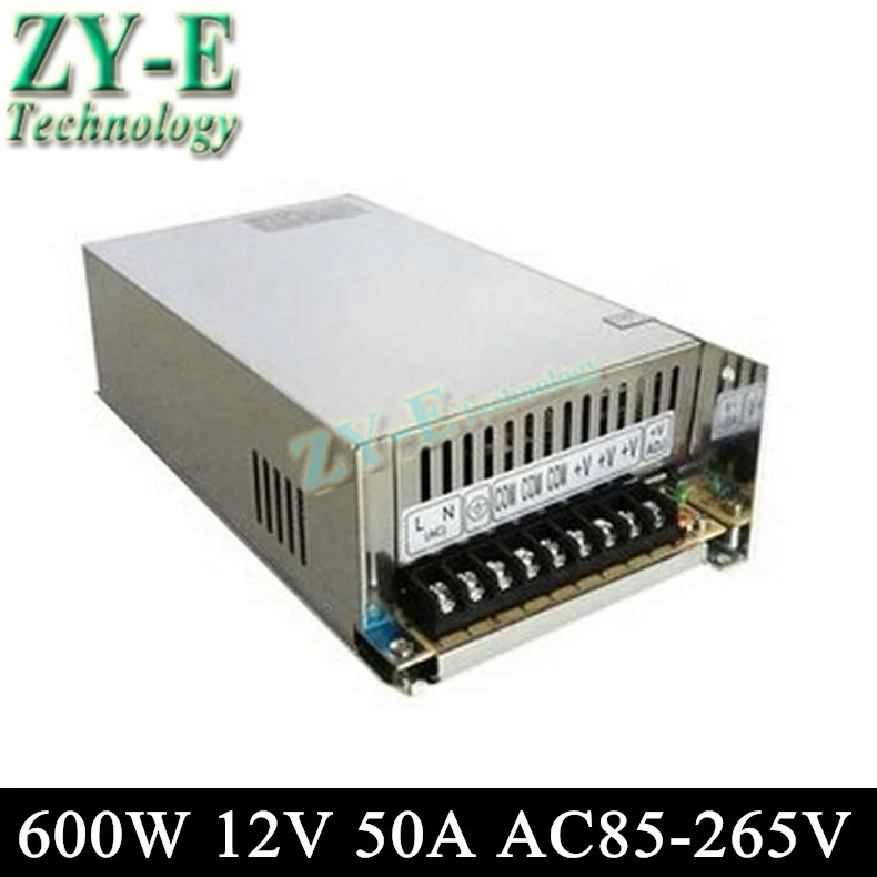 

12V 50A 600w Switching led DC Power Supply non-waterproof led driver for LED display screen block power Free shipping