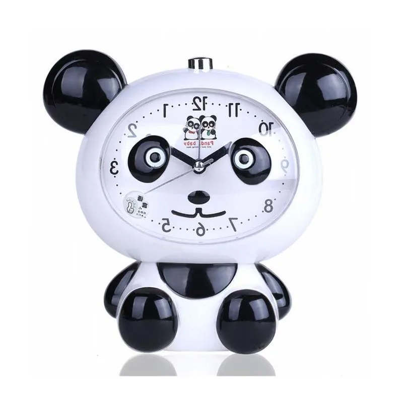Giant Panda Night Light Plastic with Children's Voice Nightlight Alarm