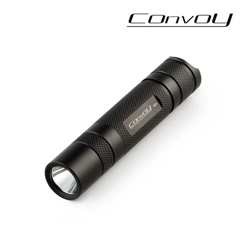 Convoy S2+ UV Led 365 нм УФ-фонарик ультрафиолетовый фонарик, Nichia 365UV в стороне для обнаружения флуоресцентных агентов-черный