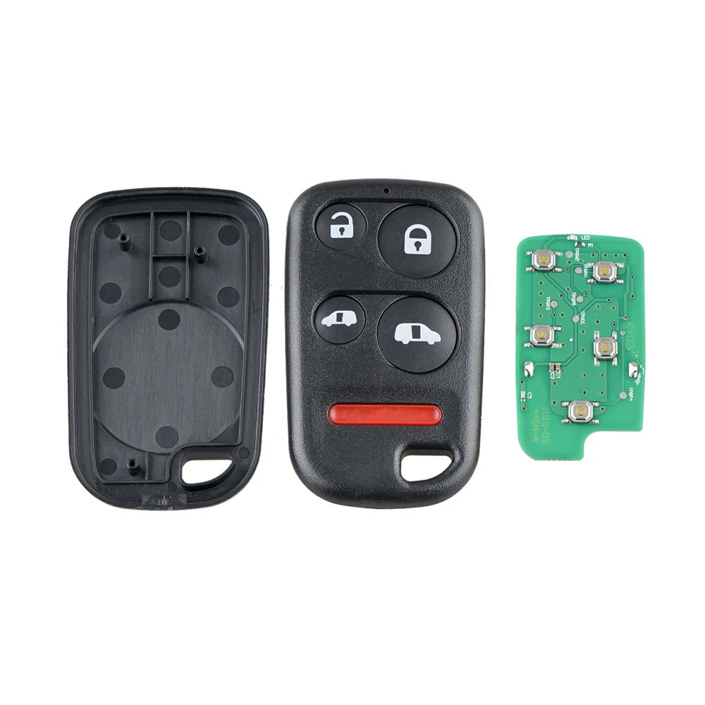 

5 button Car Key Fob with Chip Keyless Remote Key Fob Replacement for 2001 2002 2003 2004 Honda Odyssey