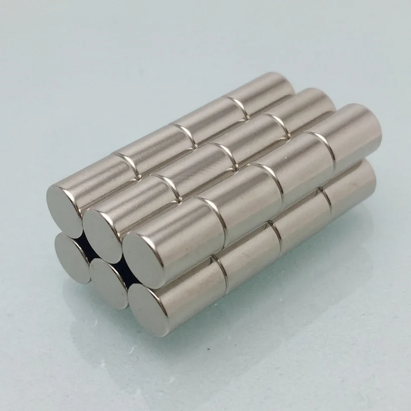 

XICIMAG 100pcs high quality bar magnet dia6x8mm N35 Super Strong Rare Earth magnets Neodymium Magnet high quality Free shipping