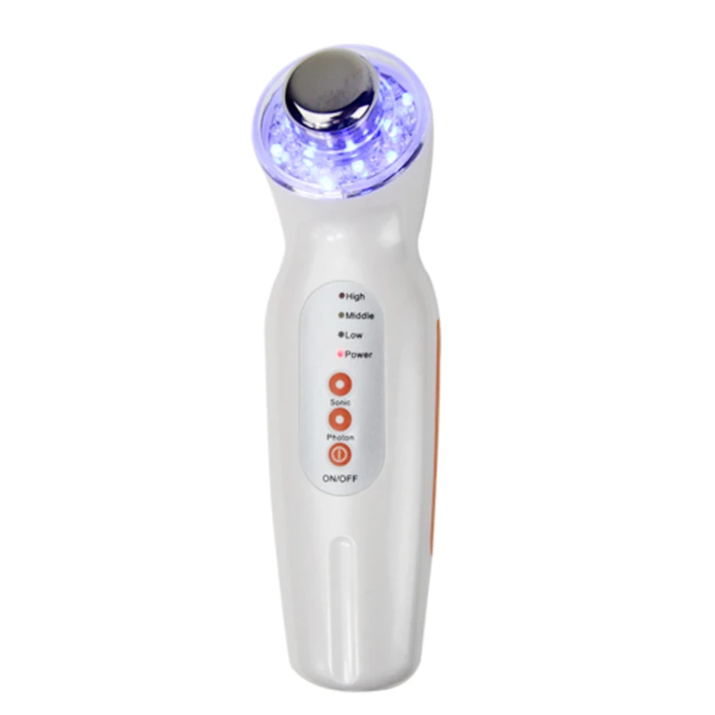 

2017 New Arrival 1 pc New Photon Rejuvenation 3 Color LED Light Therapy 3 MHz Ultrasonic Skin Care Facial Therapy