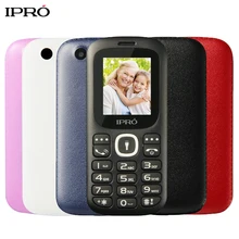 D’origine IPRO I3185 1.8 Pouce Push-Bouton Mobile Téléphone Bluetooth GSM Double SIM Téléphone Portable Pas Cher pour Enfant Personnes Âgées Langue russe