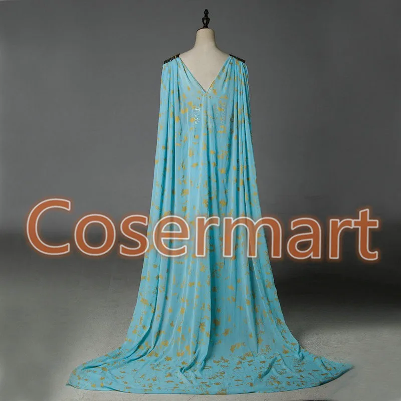 Game of Thrones Dress Cosplay Daenerys Targaryen Costume Cosplay Party Halloween Dress Costumes3