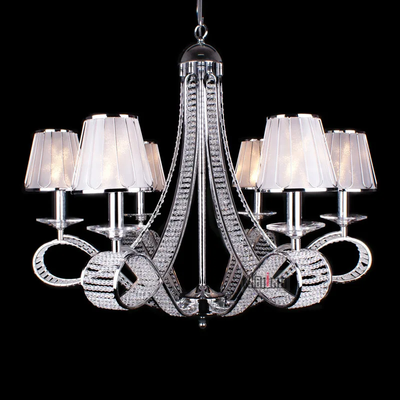 

Free shipping European candle crystal light K9 pineapple crystal chandelier engineering crystal lighting customization lamp