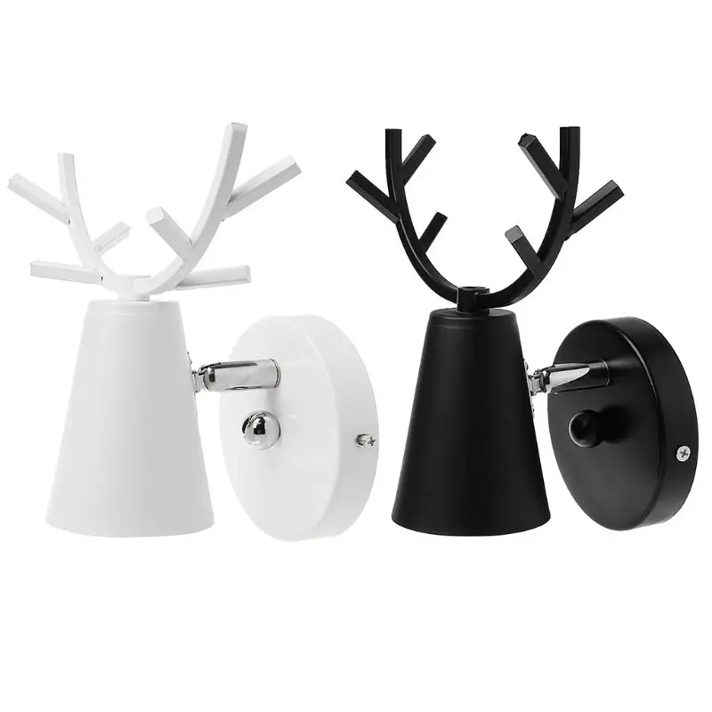 

Nordic LED Wall Lamp Personality Antler Wall Lights Lighting Sconce Metal Frame