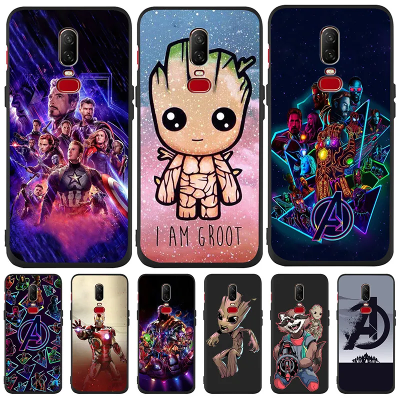 Luxury Marvel Groot Avengers For One plus 5 5T font b 7 b font font b