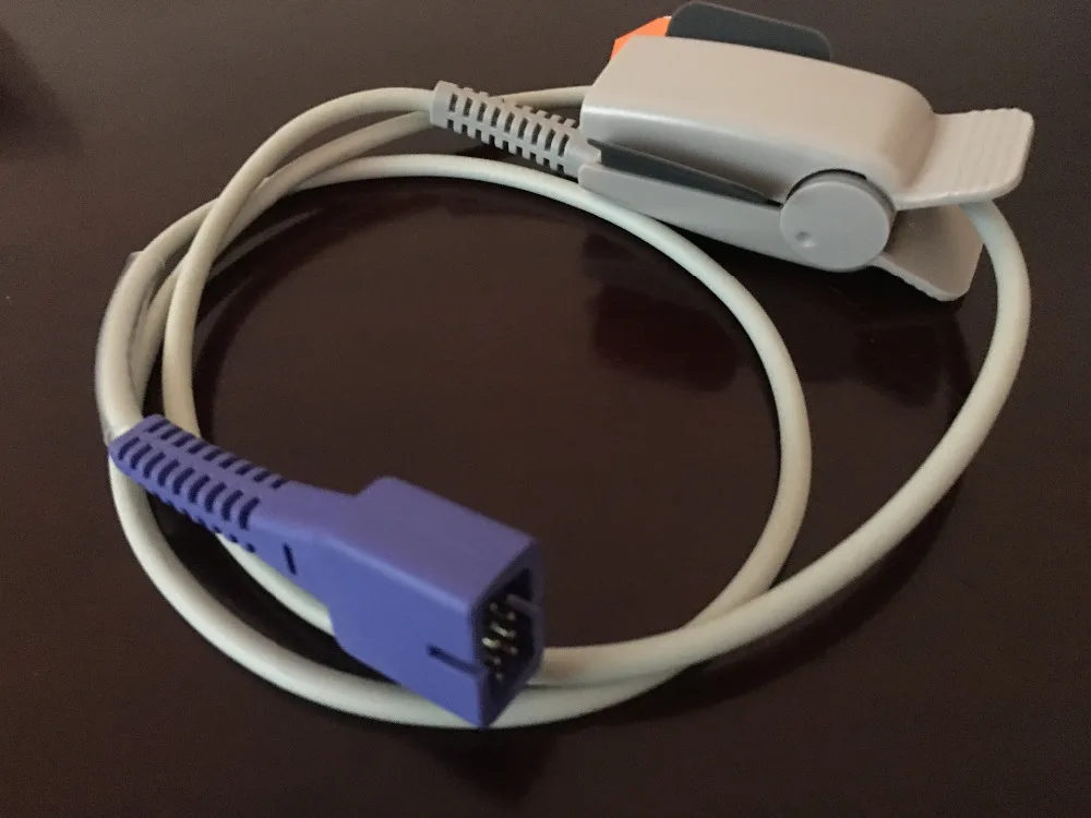 3 шт./лот совместимый с Nellcor для взрослых палец датчик spo2 probe.9 pin Oximax DS-100A oxitech