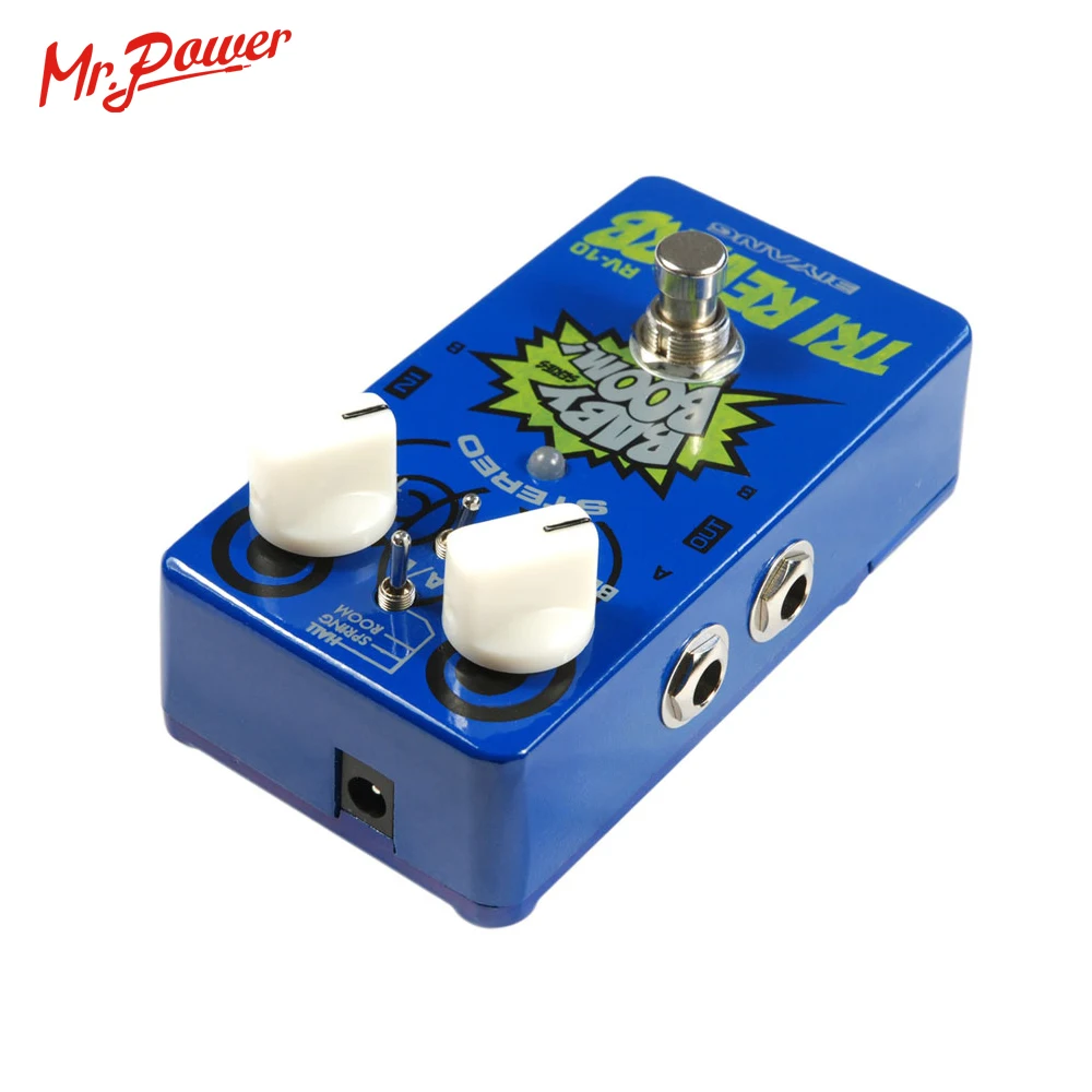US $48.90 Baby Boom Effects Biyang RV10 3 Mode Tri Reverb Reverb Stereo True Bypass Electric Guitar Pedal Musical Instrument 350 B