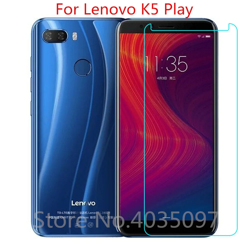 2 шт закаленное стекло для lenovo K5 Play защита экрана 9H 2.5D Защитное стекло для телефона для lenovo K5 Play glass