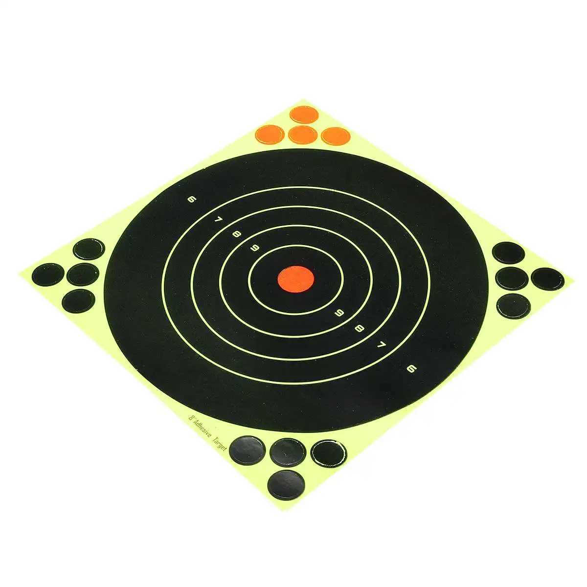 Shooting Air Rifle Target 10PCS 8Inch Splatter Blossom Adhesive Reaction Shooting Target for Guns, AirSoft BB Guns Paintball