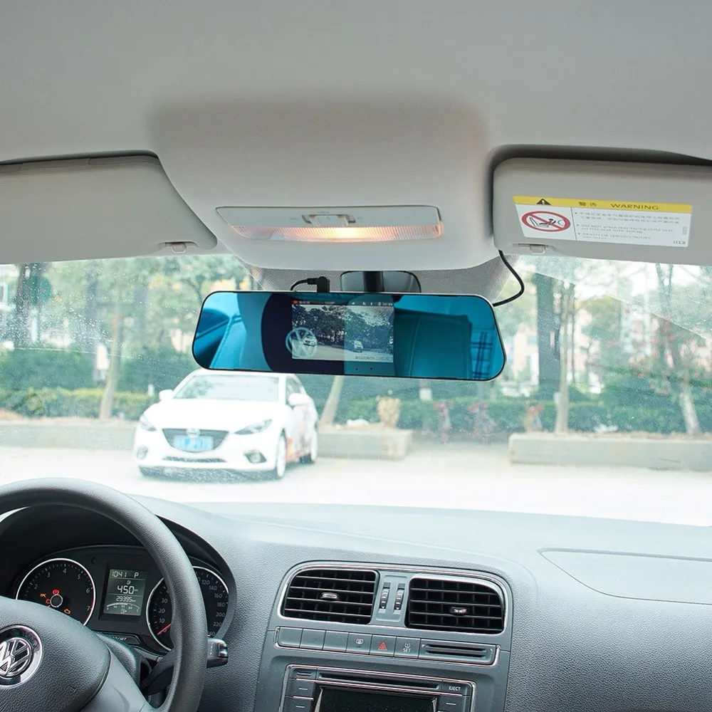 Car DVR Dual Lens Cameras 4.3 Inch Dash Camera Dual Lens With Rearview Camera Video Recorder Auto Registrator Dvrs Dash Cam