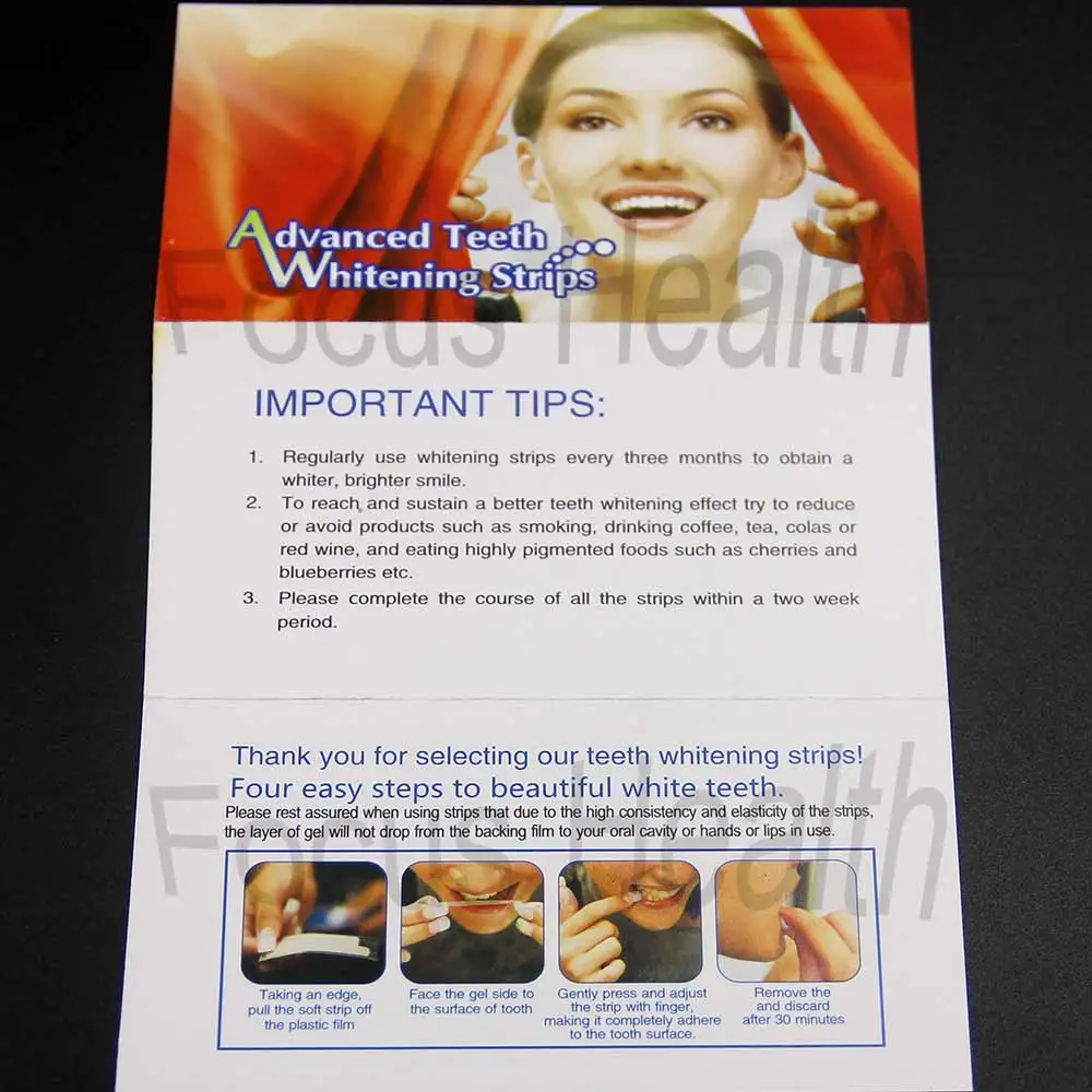 14 Pouches 28 Strips 3D Teeth Whitening Strips Bleach Bright White Dental Bleaching Veneers Tooth Whitener Oral Hygiene Care User Manual