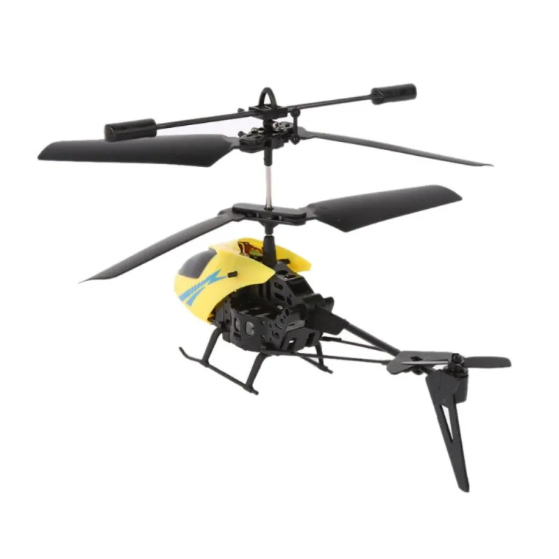 RC Helicopter 2 CH 2 Channel Mini RC Drone With Gyro Crash Resistant RC Toys For Boy Kids Gift Red Yellow colors available