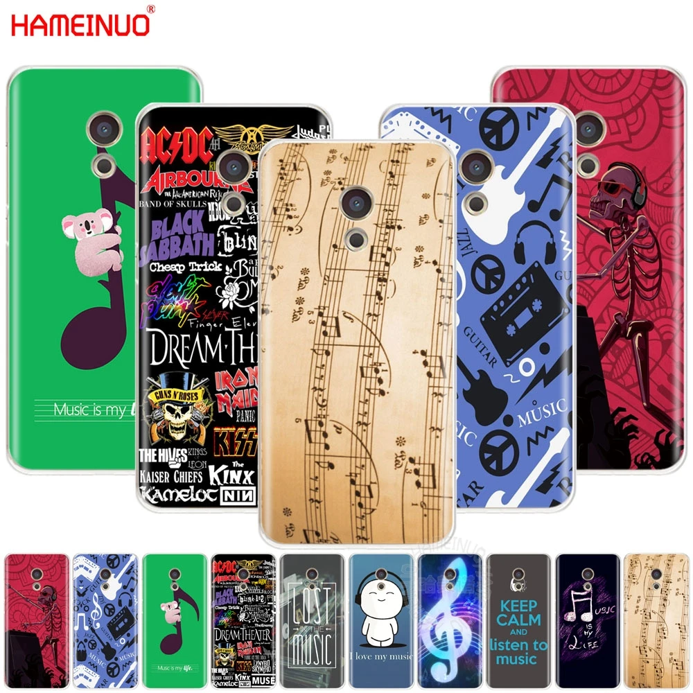 

love notes Music is My Life Cover phone Case for Meizu M6 M5 M5S M2 M3 M3S MX4 MX5 MX6 PRO 6 5 U10 U20 note plus
