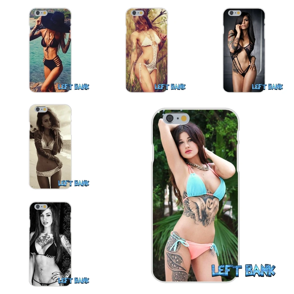 

For Xiaomi Redmi 3 3S Pro Mi3 Mi4 Mi4C Mi5S Note 2 4 tattoo bikini sexy girl Soft Silicone TPU Transparent Cover Case