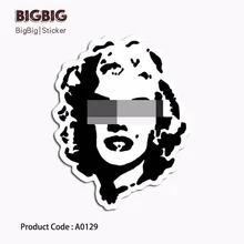 

Black White Marilyn Beauty Monroe Sticker Cartoon Decoration Diy Guitar Suitcase Laptop Mobile Phone Notebook A0129 Sticker xf30