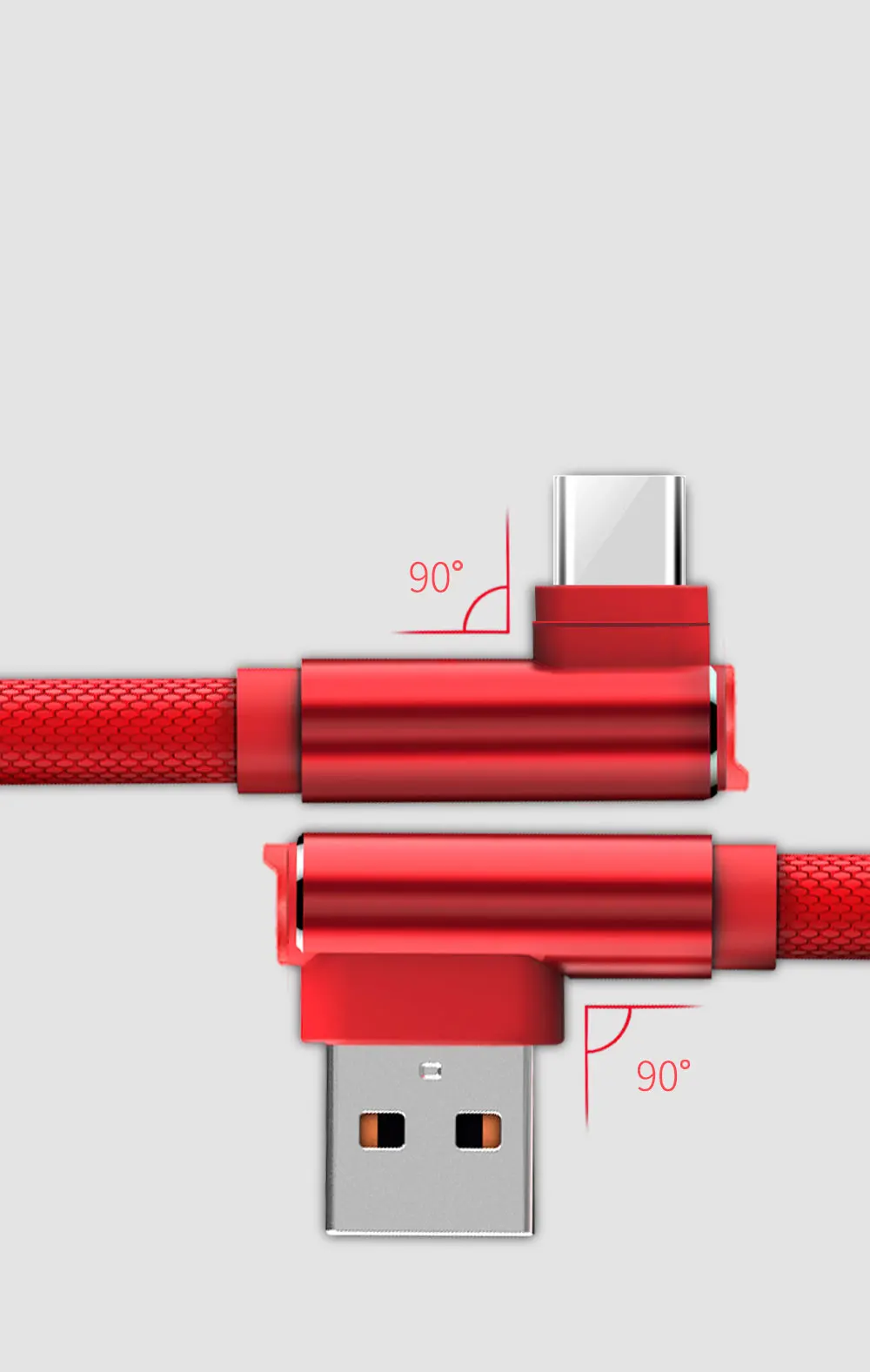 Usb type-C кабель для samsung S8 S9 huawei mate 30 Pro Быстрая зарядка type-C зарядный USB C кабель для передачи данных для Xiaomi mi 9 Красный mi Note 7