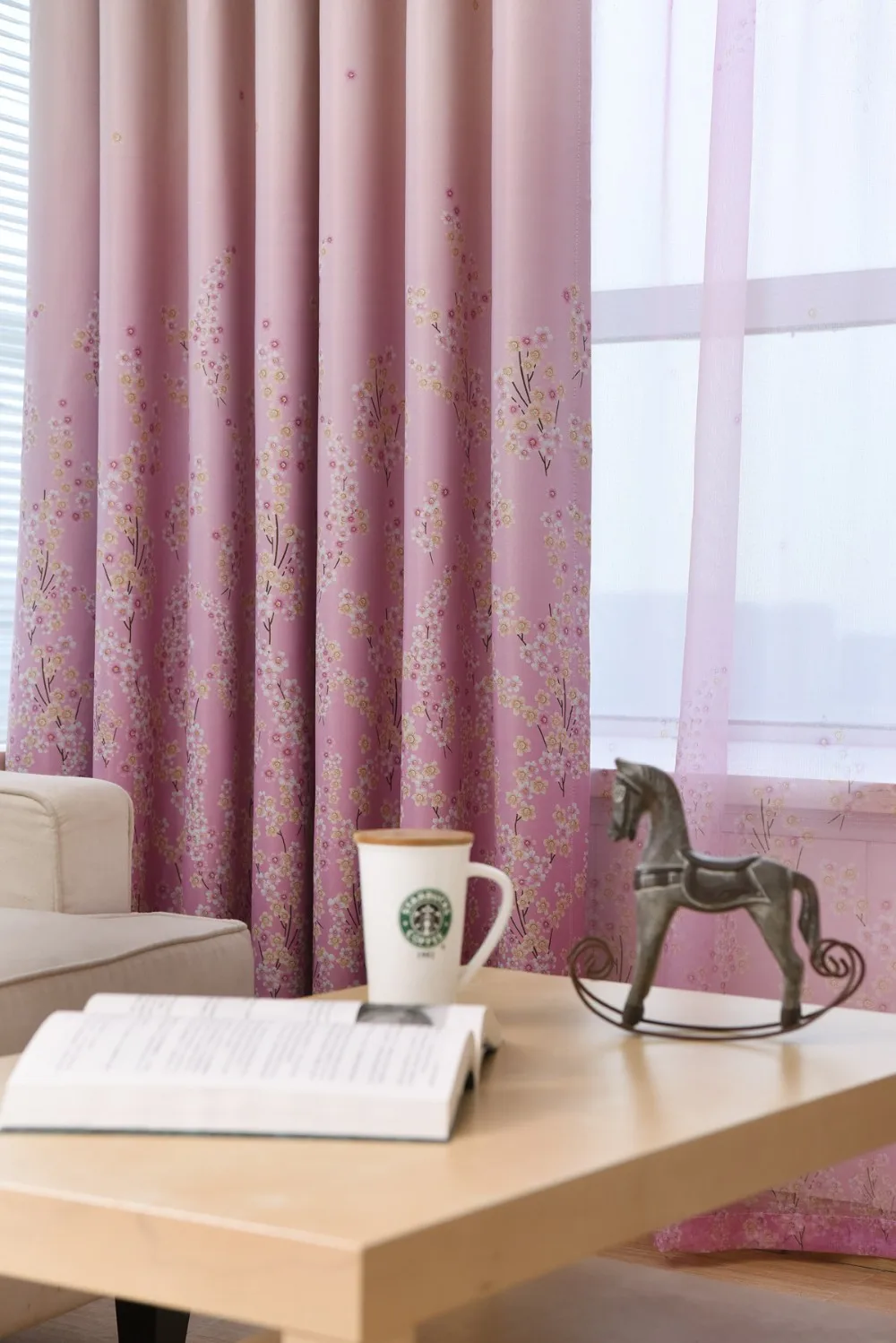 Деревенские маленькие дизайнерские розовые занавески с цветочными листьями для гостиной, спальни, кухни, занавески на окна, синие занавески HP019D3