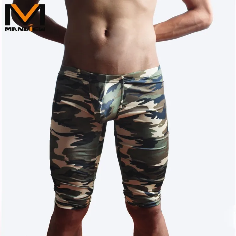 camouflage mens cargo pants fashion sexy camouflage dress camouflage Male Middle Pants Elastic Waist Design M02-2 18