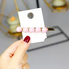 Модные заколки для волос ручной работы с имитацией жемчуга для женщин и девочек, заколки для волос ручной работы с жемчужными цветами, стильные аксессуары для волос