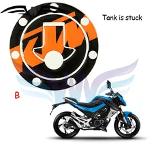 font b Motorcycle b font Fuel Gas Tank Cap Pad Protector Sticker font b cover