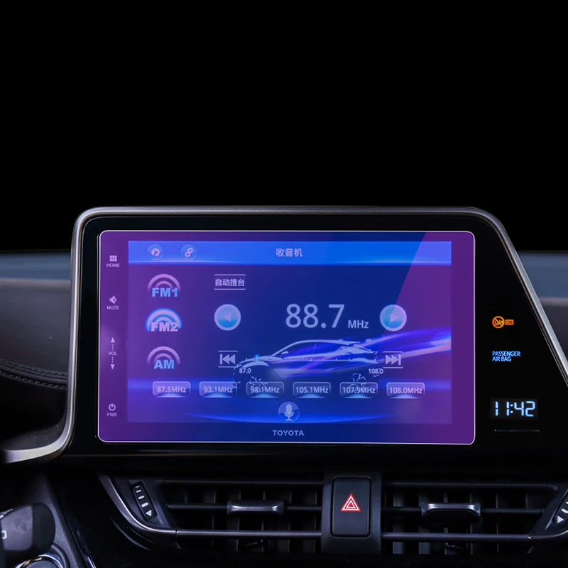 Защитная пленка для навигационного экрана для Toyota C-HR, аксессуары Navi, автомобильный стикер для Toyota CHR