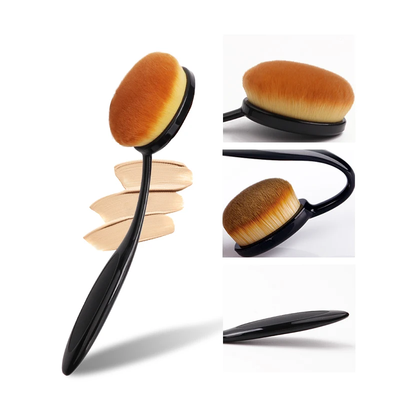 MIXDAIR 10 шт. набор кистей для макияжа Профессиональный косметический инструмент для красоты тени для век основа для бровей губ Макияж Блендер набор для смешивания