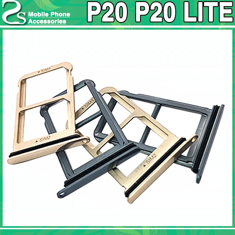 

10pcs New P20 SIM Card Slot Replace For Huawei P20 Lite Pro SIM Micro SD Card Tray Slot Socket Repair Part
