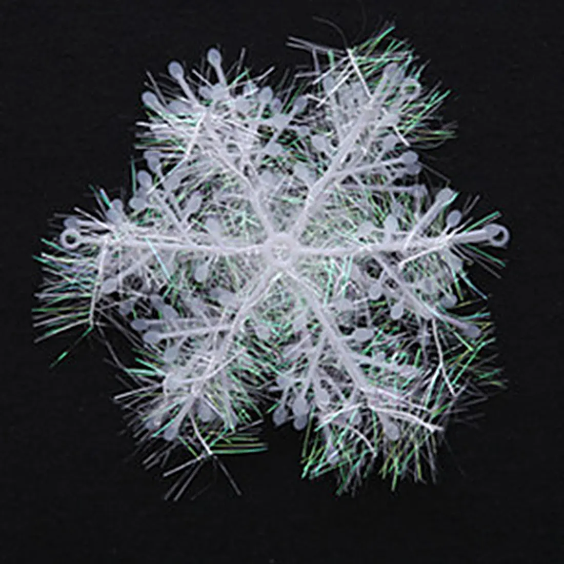 Hot Sale Xmas Christmas Tree Decorations White Snowflakes Plastic