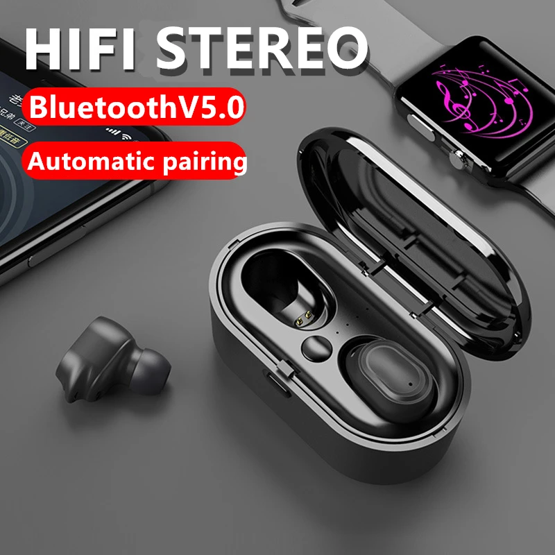 

TWS-AIR 2 Wireless Earphone Bluetooth 5.0 Noise Reduction 3D Stereo Earphone With Dual Microphone For Xiaomi Huawei Samsung