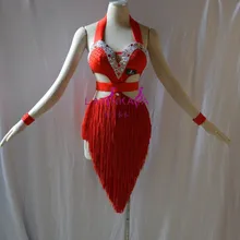 Kaka-l1523, Для женщин Одежда для танцев, Обувь для девочек бахрома Костюмы для латиноамериканских танцев платье, сальса платье Танго Самба Румба Чача платье, Для женщин платье