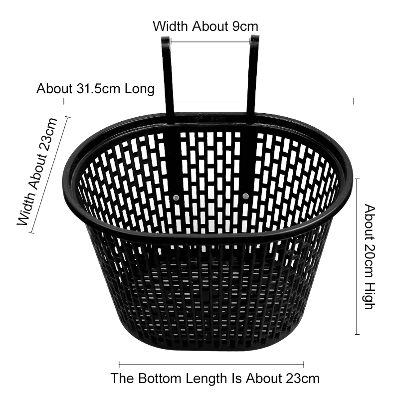 Sale Hanging Handlebar Pannier Portable Mesh Bicycle Front Baskets PP Plastic Bike Basket  Foldable Bicycle MTB Bike Accessories 6